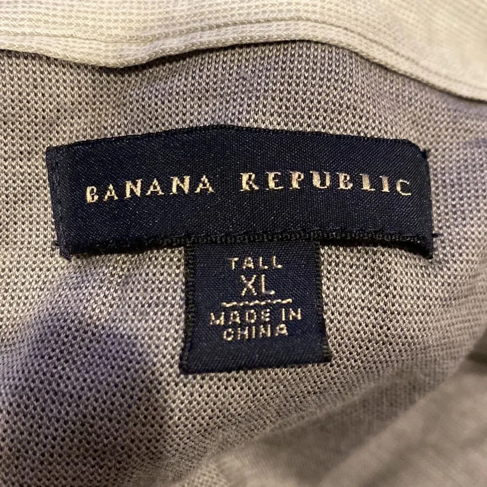 Banana Republic Men’s Tall Extra Large Button Down Casual Shirt Chest Pocket